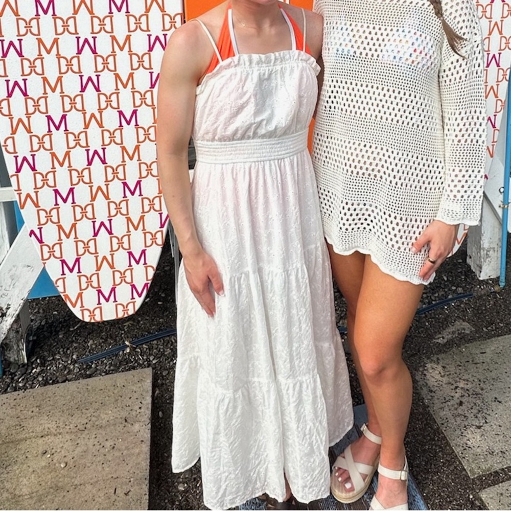 White Eyelet Dress